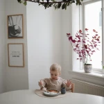 Talerzyk sylikonowy z przyssawką - Stone / Mushie