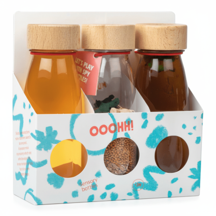 Zestaw 3 butelek sensorycznych FLOAT - LAS / Petit Boum