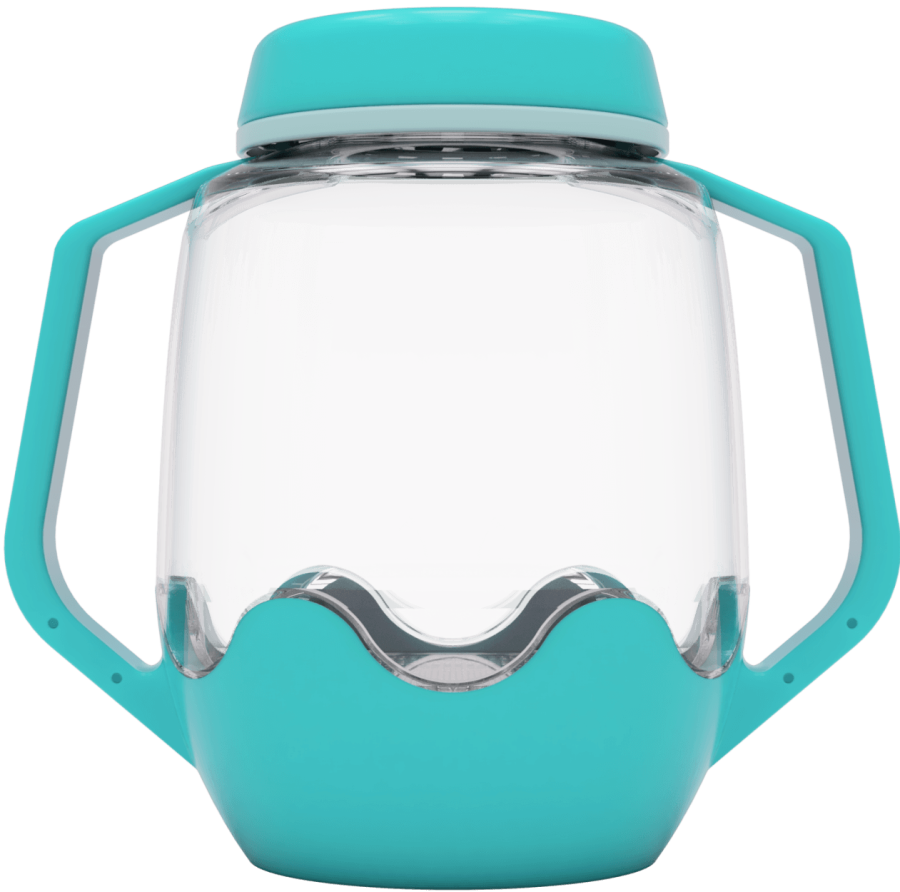 Słoik sensoryczny do napełnienia wodą - niebieski / Glo Pals