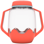 Słoik sensoryczny do napełnienia wodą - czerwony / Glo Pals