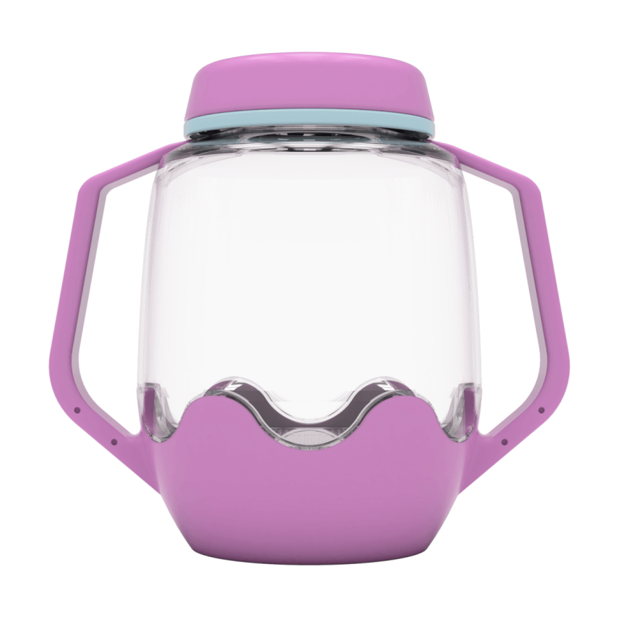 Słoik sensoryczny do napełnienia wodą - fioletowy / Glo Pals