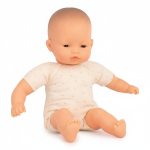 Lalka z miękkim brzuchem Rasa Azjatycka 32cm / Miniland