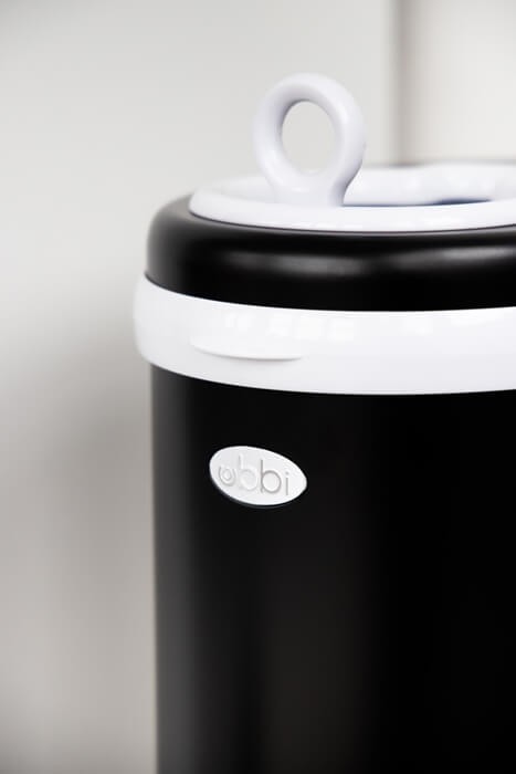 Stalowy kosz na pieluchy - black mat / Ubbi