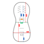 Wkładka do wózka spacerowego z wełny merino - beżowa, pszczółki / Simple Wool