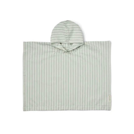 Ponczo Roomie stripes 1970: Ice blue, Creme de la creme / Liewood