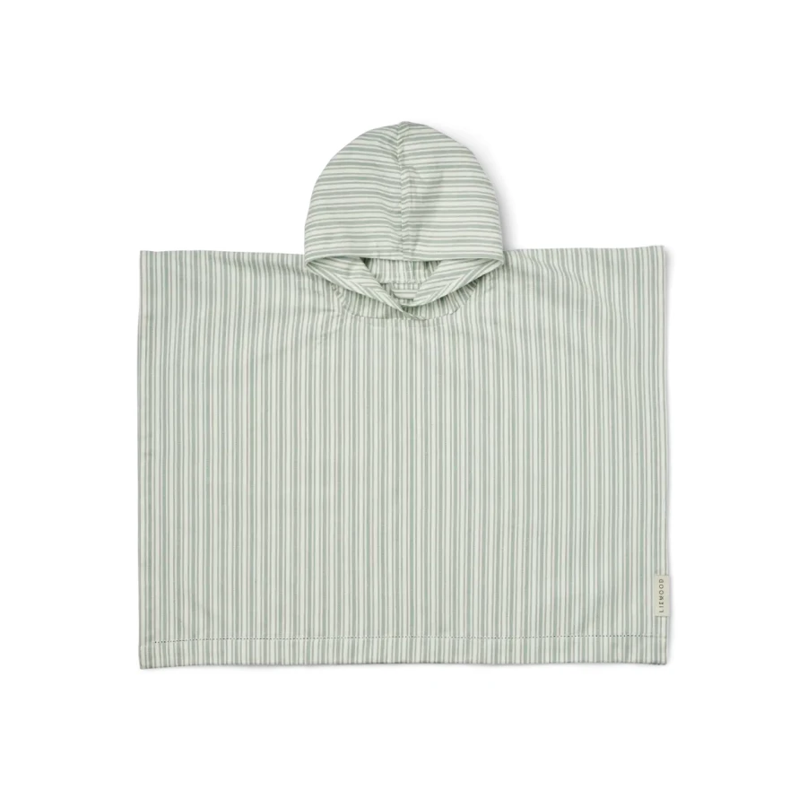 Ponczo Roomie stripes 1970: Ice blue, Creme de la creme / Liewood