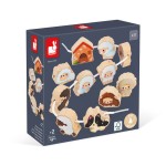 Nawlekanka z drewnianymi owieczkami Farma 2+ / Janod