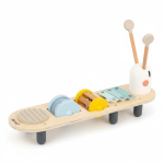 Drewniany muzyczny ministolik Dżdżownica Sweet Cocoon 12 m + / Janod