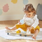 Drewniany muzyczny ministolik Dżdżownica Sweet Cocoon 12 m + / Janod