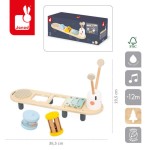 Drewniany muzyczny ministolik Dżdżownica Sweet Cocoon 12 m + / Janod