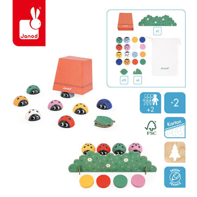 Gra pamięciowa memory Biedronki 2+ / Janod