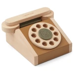 Drewniany telefon Selma - Golden caramel multi mix / Liewood