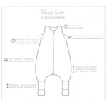 Śpiworek z nogawkami 1 TOG - Animals Garden / Babysteps