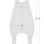 Śpiworek z nogawkami 1 TOG - Animals Garden / Babysteps