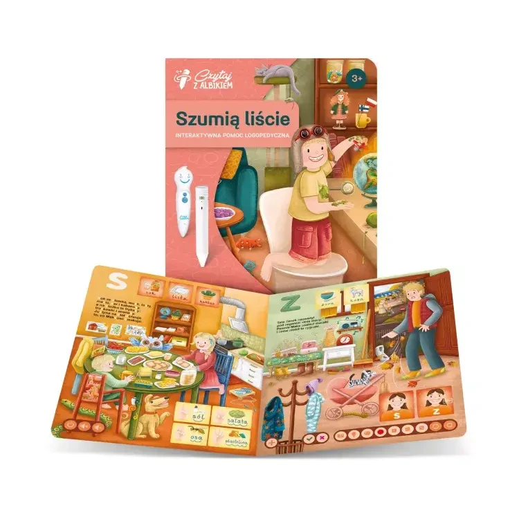 Szumią liście. Interaktywna pomoc logopedyczna 3+ / Czytaj z Albikiem