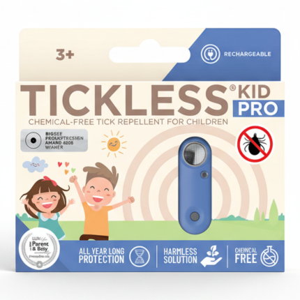 Ultradźwiękowe urządzenie chroniące przed kleszczami TICKLESS® Kid Pro Greek Blue