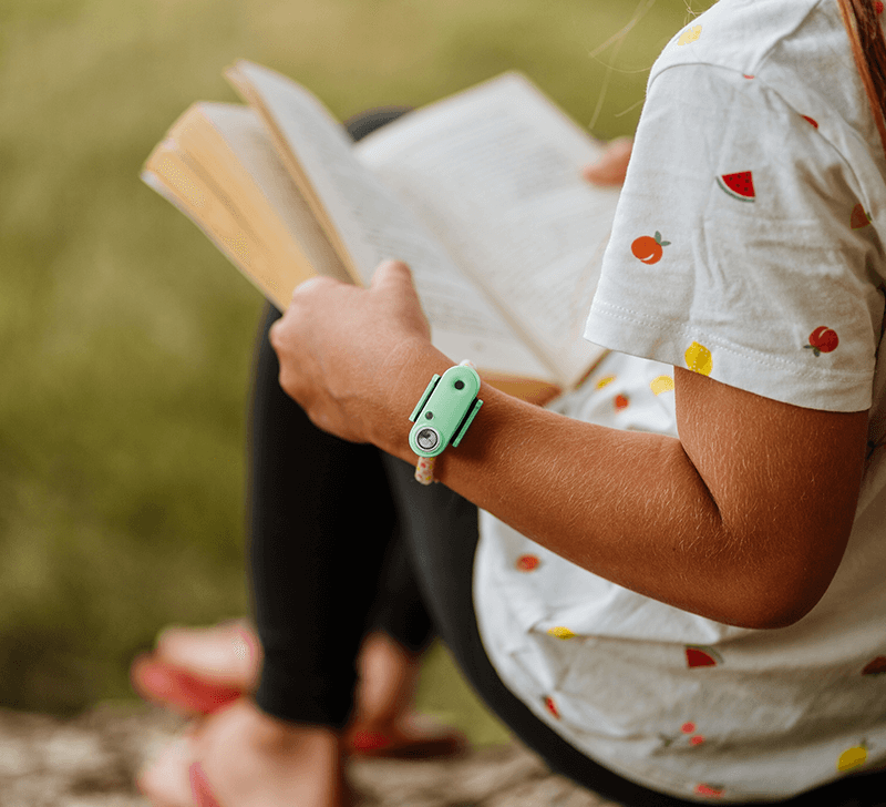 Ultradźwiękowe urządzenie chroniące przed kleszczami TICKLESS® Kid Pro Mentha Green