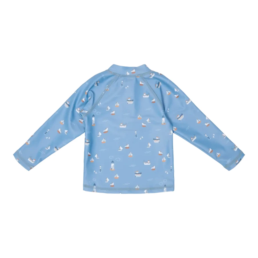 Koszulka do kąpieli z długim rękawem Sailors Bay Dark Blue / Little Dutch