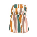 Czapka przeciwsłoneczna z daszkiem i osłoną karku UV80 Splash & Fun Fale pink-nature / Lassig