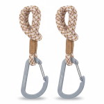 Uniwersalne sznurkowe zaczepy do torby do wózka, 2 szt. - camel vanilia / Lassig Casual Label