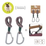 Uniwersalne sznurkowe zaczepy do torby do wózka, 2 szt. - green lavender / Lassig Casual Label