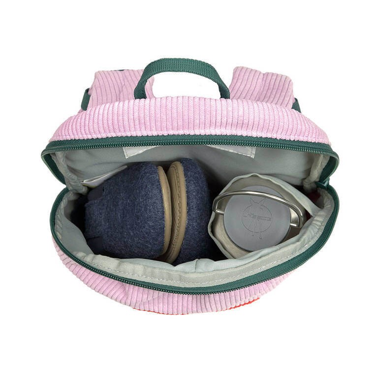 Plecak mini sztruks, Little Gang - Rainbow lilac / Lassig