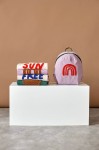 Plecak mini sztruks, Little Gang - Rainbow lilac / Lassig