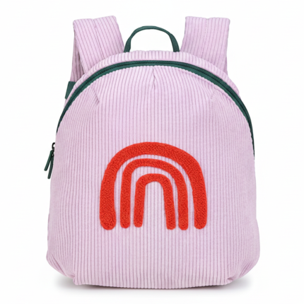 Plecak mini sztruks, Little Gang - Rainbow lilac / Lassig