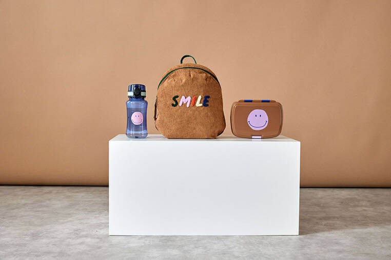 Plecak mini sztruks, Little Gang - caramel / Lassig