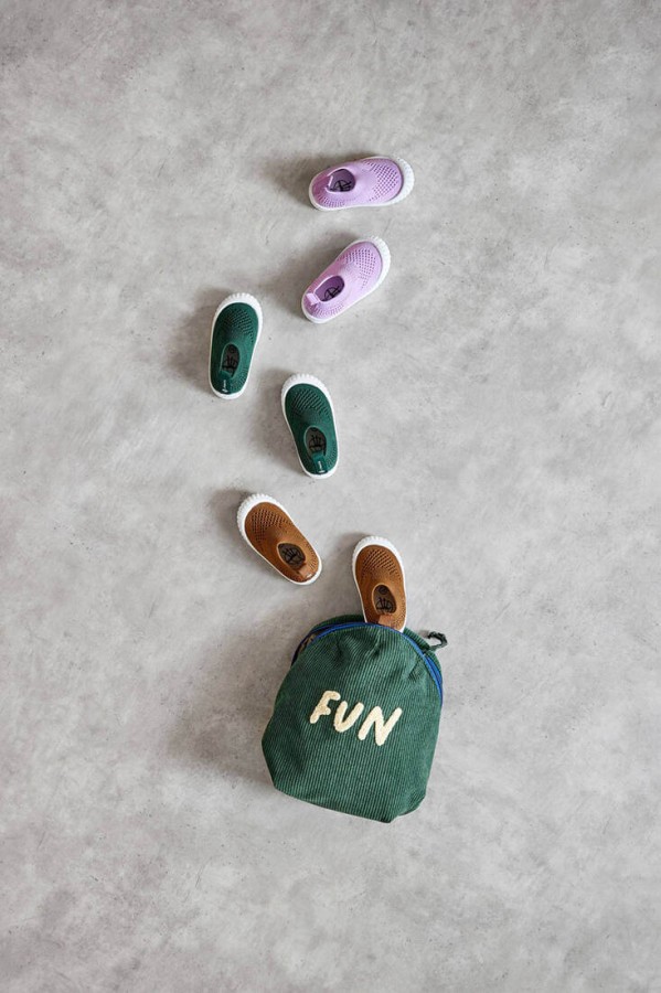 Plecak mini sztruks, Little Gang - ocean green / Lassig