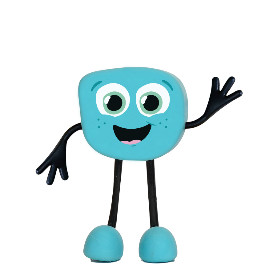 Postać do kąpieli Blair - zestaw z dwiema kostkami sensorycznymi świecącymi w wodzie / Glo Pals