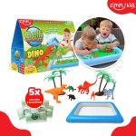 Zestaw do tworzenia gelli z figurkami i tacą Gelli Worlds Dino Pack 3+ / Zimpli Kids