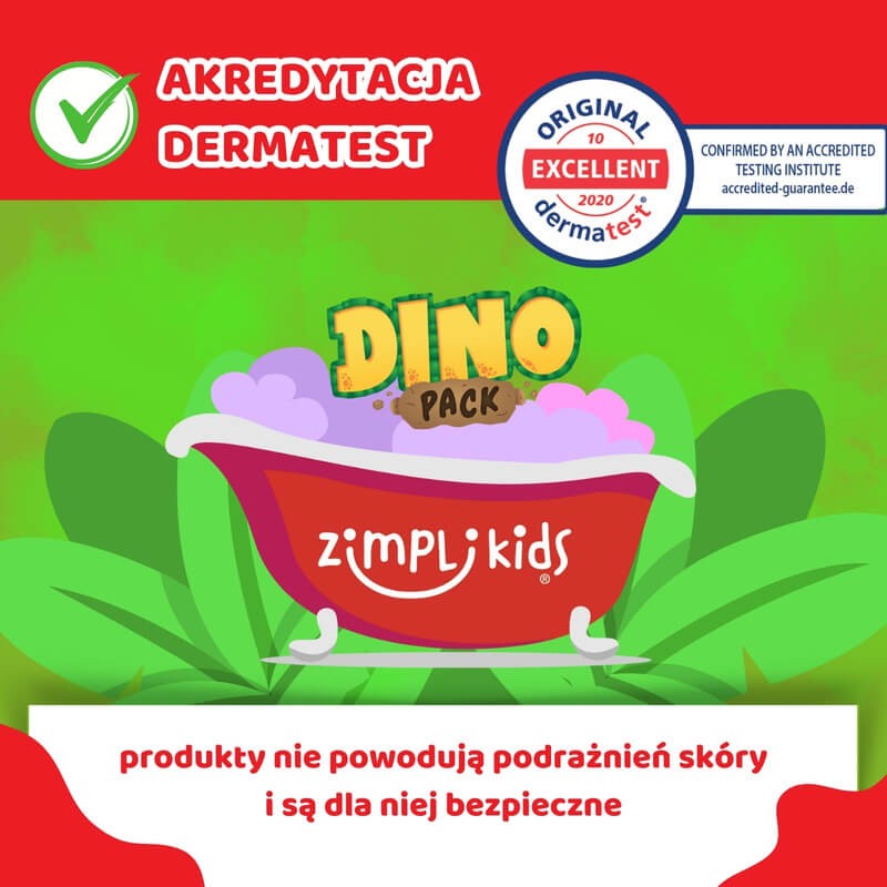 Zestaw do tworzenia gelli z figurkami i tacą Gelli Worlds Dino Pack 3+ / Zimpli Kids