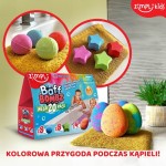 Musujące bomby do kąpieli zmieniające kolor wody Baff Bombz 3+ / Zimpli Kids
