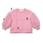 Bluza Puf - Koral / Manufaktura Falbanek