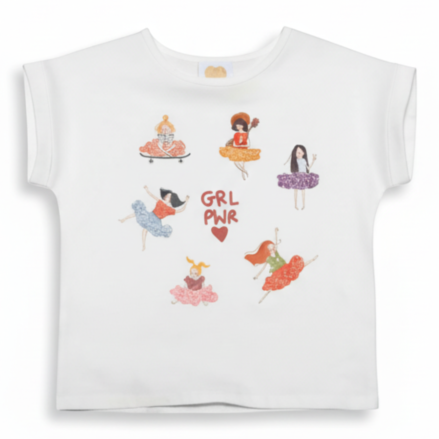 T-shirt GRL PWR / Manufaktura Falbanek