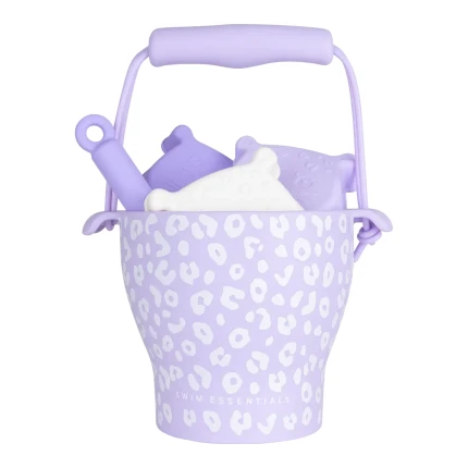 Zestaw zabawek do piasku Lila Leopard / The Swim Essentials