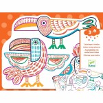 Magiczne kolorowanki - DZIKIE RODZINKI / Djeco