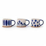 Zestaw kubków Linora - Blue / Bloomingville Mini