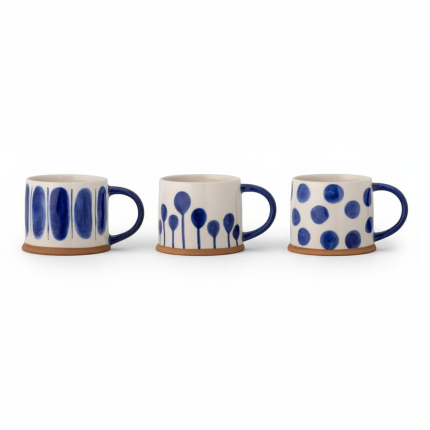 Zestaw kubków Linora - Blue / Bloomingville Mini