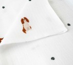 Pieski, cavaliery - otulacz muślinowy 100x100cm / Lullalove