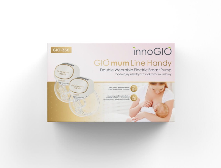 GIOmum Line Podwójny Elektryczny laktator muszlowy / InnoGIO GIO-356