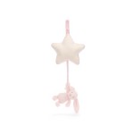 Pozytywka Jasno Różowy Króliczek z Gwiazdką 30 cm / Jellycat MP4BP
