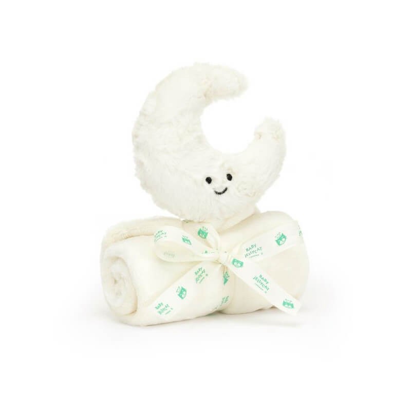 Księżyc Perłowo-Biały z kocykiem przytulanką 34cm / Jellycat SO4MOON