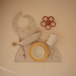 Śliniak silikonowy Bees / Mushie