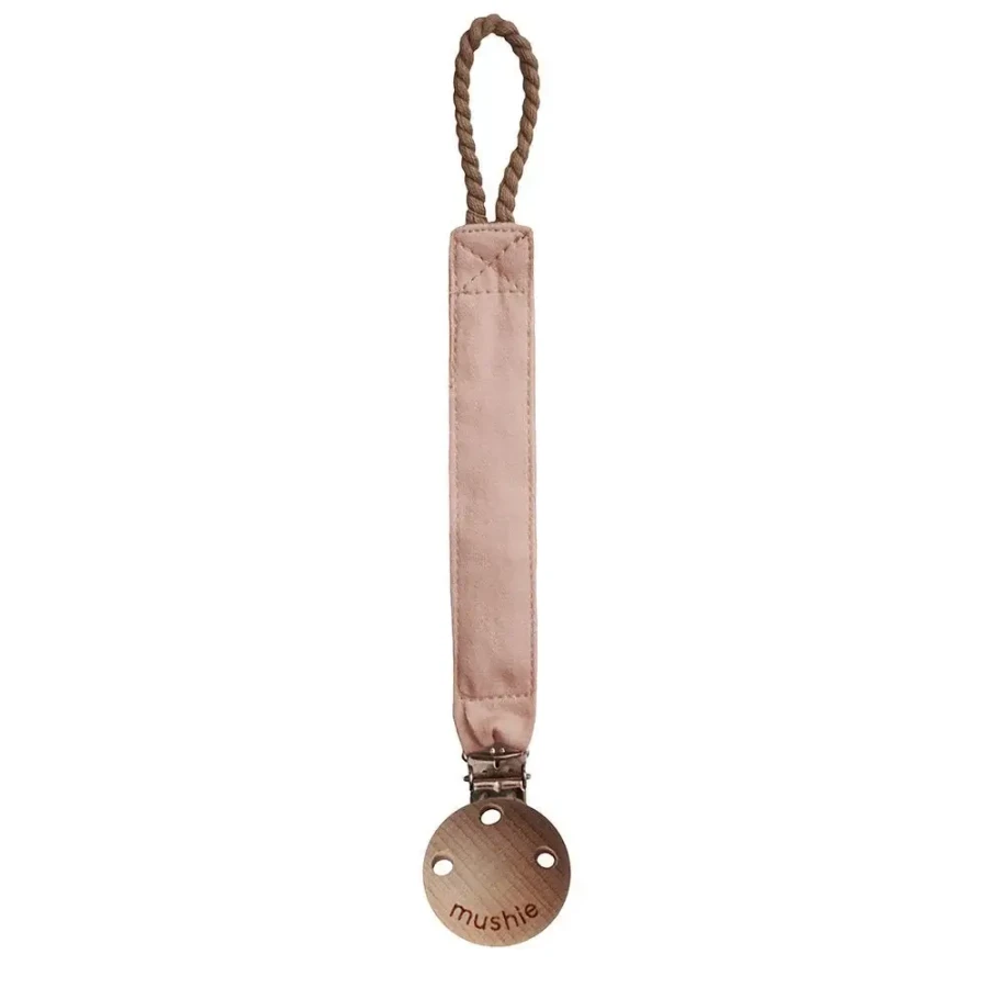 Zawieszka materiałowa na smoczek - Blush / Mushie