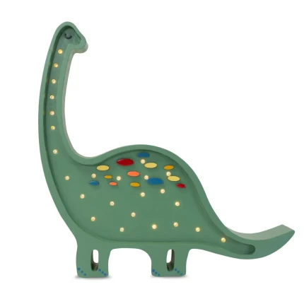 Lampa Little Dino Diplodok CONFETTI GREEN / Little Lights