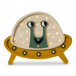 Lampa Little Lights Ufo Mustard Wood / Little Lights