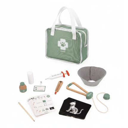 Zestaw weterynarza z 10 akcesoriami 3+ / Janod J06466