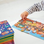 Magnetyczna układanka Magneti'stories Plac budowy 3+ / Janod